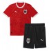 Maillot de foot L'Autriche Domicile vêtements enfant Europe 2024 Manches Courtes (+ pantalon court)